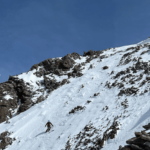 Descente à ski du couloir Sud à ouest du Grosses-Grünnhorn